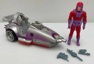 1991 Magneto Magnetron Car Uncanny X-Men W Magneto Action Figure And Accessories (Almost Complete)
