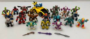 Large Goup Of 1990s Z-Bots And One Z-Bot Mobile