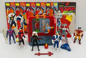 Vintage 1990s The Uncanny X-men Action Figures With Original Cards (Most Complete)