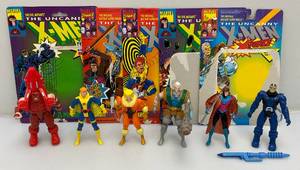 Vintage 1990s The Uncanny X-men Action Figures Most With Original Cards (Most Complete)
