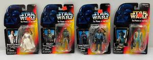 Misc.Vintage 1995 STAR WARS Power Of The Force Action Figures New Old Stock (Cards & Bubbles Beat Up)