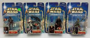 Misc. 2002 STAR WARS Attack Of The Clones Action Figures (New Old Stock)