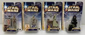 Misc. 2003 STAR WARS Attack Of The Clones, Return Of The Jedi & A New Hope Action Figures (New Old Stock)
