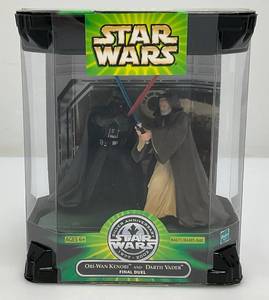 2001 STAR WARS Silver Anniversary Obi-Wan Kenobi & Darth Vader Final Duel (New Old Stock)