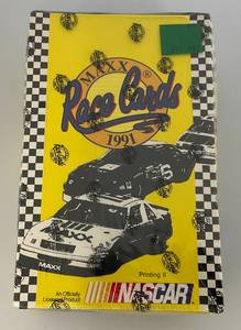 Factory Sealed 1991 MAXX Race Cards Sealed Box Of 36 Single Packs