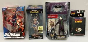 Misc. Collectible Action Figures Including GI Joe, Joker, Wonder Woman And More (New old Stock)