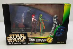 1998 STAR WARS The Power Of The Force Jabba The Hutts Dancers (New Old Stock)