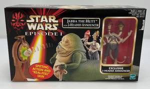 1999 STAR WARS Episode I Jabba The Hutt W2 Headed Announcer Chuba (New Old Stock)