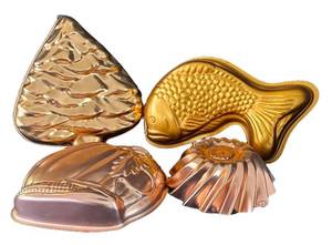 K - Set of 4 Copper Molds