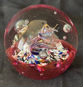 K - Caithness Myriad Scotland Paperweight