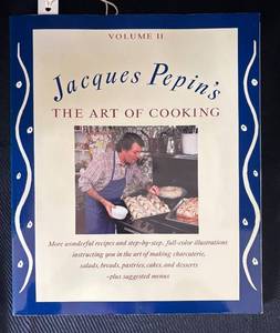 K - Jacques Pepins The Art of Cooking Volume II Book - Signed Copy