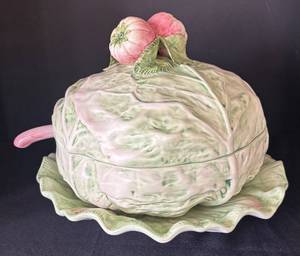 K - Bloomingdales Soup Tureen with Under Plate