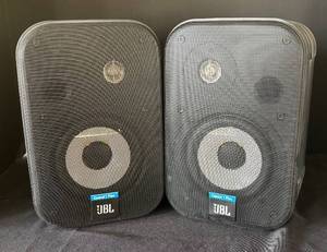 K - Two JBL Control 1 Plus Speakers