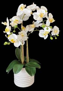 K - Artificial White Orchid Floral Arrangement