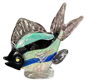 K - Stunning Art Glass Fish Sculpture