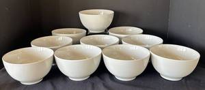 K - Ten Emeril by Wedgwood White Porcelain Bowls