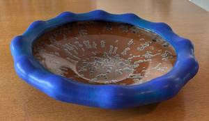 DR - Gorgeous Signed Pottery Console Bowl