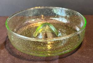 K - Hand Blown Glass Citrus Juicer - Controlled Bubble Design