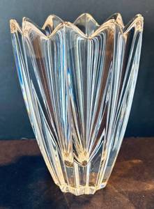 K - Orrefors Fleur Crystal Vase by Jan Johansson