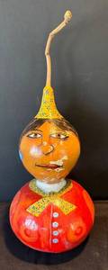 P - Gourd Folk Art