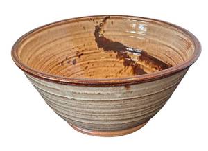 P - Studio Stoneware Pottery Bowl