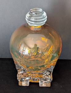 UL - Michael J. Mikula Art Glass Bottle,  Signed Base
