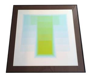 LB - Karl Gerstner Color Sounds Serigraph - 69175 (Framed)