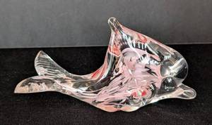UL - Hokitika Glass Studio NZ Fish Sculpture