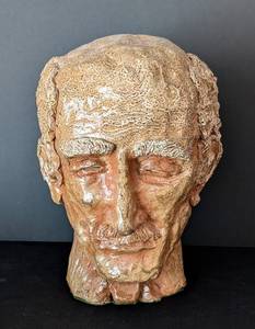 UL - Unsigned Pottery Sculpture Head