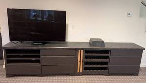 LLR - Custom Wood Entertainment Center - TV Not Included