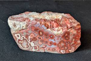 LB - Agate Stone Slab - Red & Pink Banding