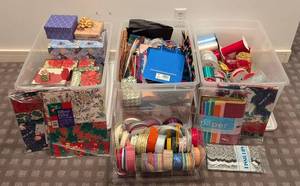 LLR - Holiday Gift Wrapping Supplies - Assorted Gift Bags, Boxes, Ribbon & Tissue Paper