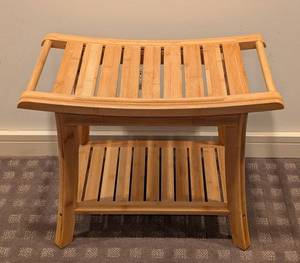 LLR - Teak Shower Stool