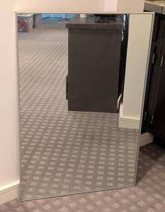 LLR - Silver Metal Wall Mirror 24 x 36 in