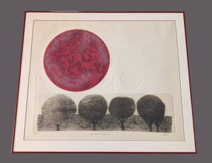 UL - Hamilton Poem to the Rising Sun II - 55295 Limited Edition Print, Framed