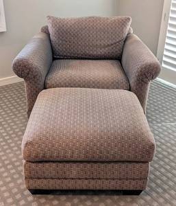 UL - Armchair & Ottoman - Upholstered