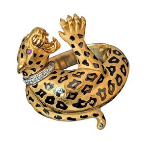 K - Carrera y Carrera Leopard Ring - 18K Gold