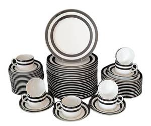 UL - Ralph Lauren Spectator Black Dinnerware Set