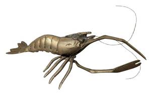LB - Brass Lobster Figurine