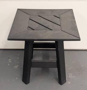 G - Side Table - Dark Grey Wood Composite, 20 in