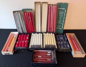 LLR - Colonial Candle of Cape Cod 16 in Hand-Dipped Taper Candles - Assorted Colors