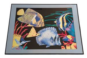 LB - Barbara Wallace Framed Fish Print