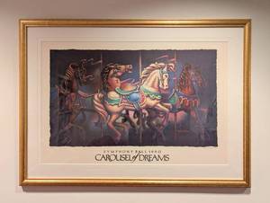 LLR - Pamela Derby Dalton Carousel of Dreams Serigraph Symphony Ball 1990,(190500)