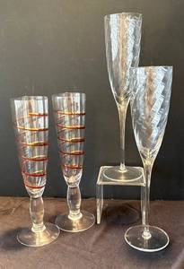 K - Classy Stemware - 4-Glass Set