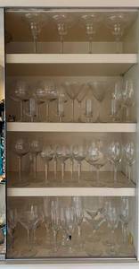 DR - Crystal and Clear Glass Stemware Collection - Assorted Styles