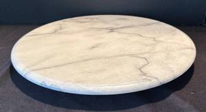 P - Marble Lazy Susan