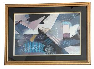 P - Geometric Abstract Print