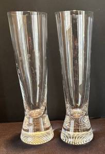 K - Pair of Krosno Verve Champagne Flutes