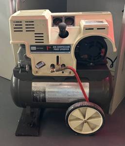 G - Sears Craftsman 1 HP Air Compressor Paint Sprayer