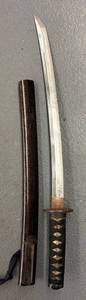 G - Vintage Katana Sword with Scabbard and Wrapped Handle